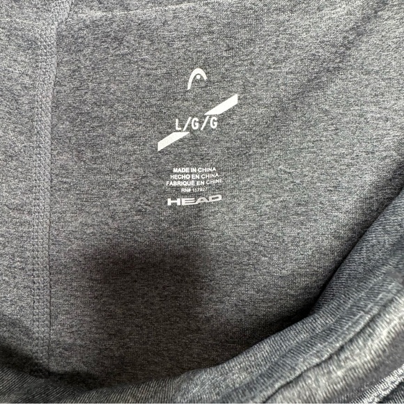 Head Athletic Tennis Skort Pleated Gray Black Large - Picture 6 of 6